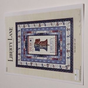 $1 Add-on Twin Quilt Pattern Liberty Lane 60"x80"